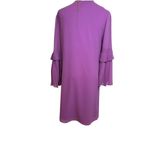 Vince Camuto Chiffon Bell-Sleeve Lilac Minidress by SZ:6 Photo 2