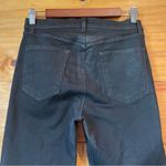 J Brand Maria Metallic High Rise Skinny Jeans in Silver Lament Black 29 Photo 4