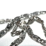 Source Unknown Vintage 925 Sterling Silver Classic Open Work Scroll Chain 20" Smashing Necklace Photo 1
