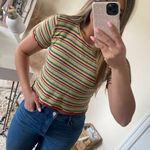 ZARA  colorful striped crop top Photo 2