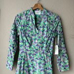 NEW Hyacinth House Tuckernuck Dress Blue Bellflower Tiered Maxi Dress Size XXS Photo 3