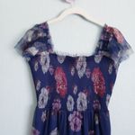 Baltic Born  Clementine Navy Floral Tulle Midi Dress Photo 3
