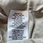 Anthropologie Amadi Caroline Knit Midi Dress size Medium New Beige Minimalist Tan Photo 7