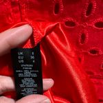 ASOS NWT Size 4  Vibrant Red Long Sleeve Dress Photo 6