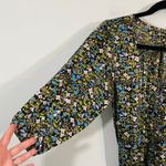 Tibi New York Women's Multicolor Floral Silk Quarter Sleeve Romper Photo 5