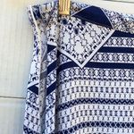 May & July Womens size large white blue multi print maxi skirt (runs small) Photo 7