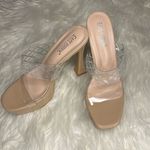 Cape Robbin ✨ New  Clear Platform Heels Photo 0