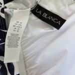 La Blanca Women's One Piece Swimsuit Blue White Floral Size 16 Tummy control Photo 5