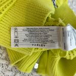 Varley  Electric Lime Randal Crop Knit Tank Photo 8