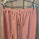 Robert F. vintage pink high waisted “mom” style wide leg trousers. Size 16 Photo 8