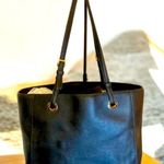 Michael Kors Black Large Canvas MK preloved tote ahoulderbag Photo 0