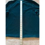 Sunday in Brooklyn  Teal‎ Blue Velvet Tie-Neck Short Sleeve Top Anthropologie S Photo 7