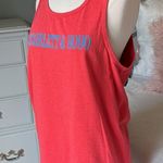 Beach Tank Vintage Red Boutique Cotton Top Womens Small Roomy Photo 3