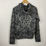 Ivory Ella  Heritage Camo Regular Full Zip Hoodie With Elephant Graphic Medium Photo 2