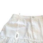 idem Ditto  White Eyelet Denim Skirt NEW Size SMALL Photo 8