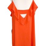Felicity & Coco Isabella Ruffle Trim Dress XL Slipdress Fire Coral New Orange Photo 5