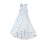 Lulus NWT  Feeling of Forever White Sleeveless Mermaid Maxi Dress Size Medium Photo 3