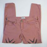 Free People dusty rose skinny pants Photo 6