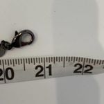 Chico's Chico’s Beaded Faux Hematite & Silver Colored Metallic Necklace Festive EUC OS Photo 4