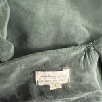 Ateliers De La Maille Green Cupro Ruffle Sleeve Top Size 1 / US Small Photo 10