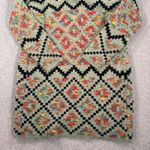 Dreamers By Debut Aztec Cardigan Sweater Size X-Small Open Front Green Multicolo Photo 8
