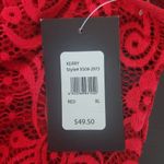 Frederick's of Hollywood  Red Sheer Lace Bodysuit Size XL NWT Red Bodysuit Photo 5