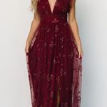 Baltic Born Wine Red Tule Dress L Photo 0