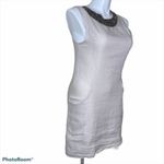 lungo l'arno Lungo L’Arno 100% linen dress beaded neckline Size Medium  Photo 1