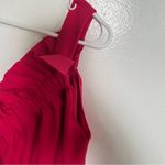 ZARA  One Shoulder Top Bright Pink Ruffle M Photo 6