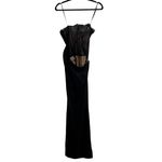 NBD NEW NWT  Nalani Strapless Corset Maxi Dress In Black Photo 8