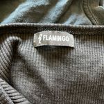 Flamingo Urban Black Fitted Sleeveless Tank Top Mini Dress SZ M 1/4 Button Blue Size M Photo 10