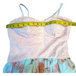 AUW Pink and Green Dress - Size M Photo 3