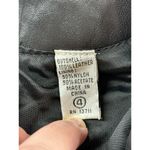 Valerie Stevens  Leather Vest Black Zip-Front New Zealand Lambskin Womens 4 Biker Photo 3