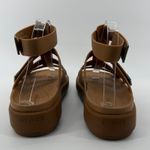 Crocs Brooklyn Luxe Gladiator Sandals Tan Women 7 Comfy Adjustable Straps Boho Photo 3