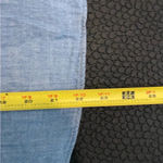 Madewell  Denim Collarless Ruffle-Sleeve Shirt Size Large B12‎ Photo 7