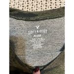 American Eagle  Outfitters women’s sweater size S green camo super soft Photo 2