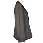 The Kooples Prince of Wales Jacket Blazer in Brown Wool with Blazon Crest Size 8 Photo 6