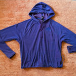 Adidas AEROREADY Purple Hooded Long Sleeve Pullover Sweatshirt Women’s S Photo 0