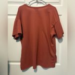 Mint Burnt Orange Textured Short Sleeve Tee Brown Size XL Photo 3