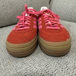 Adidas  Originals Gazelle Bold platform sneakers in red and pink size 5 Photo 9