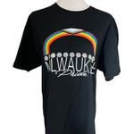 Fruit of the Loom Brand New Unisex Milwaukee Pride Month Graphic Tee Rainbow Tee Shirt - Sz L Photo 0