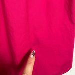 Reformation  Farley Mini Dress Size 10 Hot Pink Puff Sleeve Babydoll Cotton Photo 10