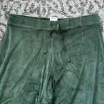 Y2K Velour Pants Dark Green 2X Photo 1