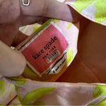 Kate Spade New York Yellow Pink Floral Splash Ruffle Satin Maxi Dress 6 Photo 6