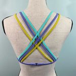 Victoria's Secret  Black Triple Straps Trim Bikini Top Size M Photo 2