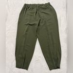 EXPRESS  Olive Green Drawstring Pull On Pants Large Photo 3