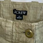J.Crew Women's Linen Seaside Cargo Pant Straight Leg Utility Casual Size 6 Tall Photo 5