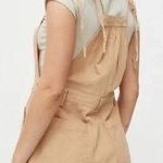 Urban Outfitters  romper beige sand UO Ivy Tie-Shoulder Shortall Overall corduroy Photo 1