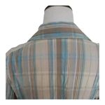 Christopher & Banks  Stretch Multicolor Wrinkle Jacket Blazer Size L 3/4-Sleeve Photo 5