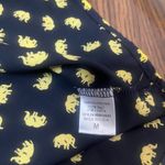 Pleione  Black and Yellow Sleeveless Scoop Neck Casual Dress Photo 4